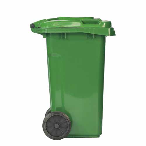 Plastic Trash Can 240L Waste Bin Recycle Outdoor 120L Plastic Trash Can with Wheels