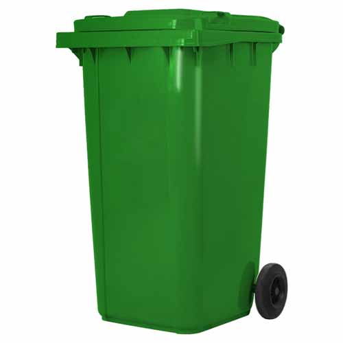 Face to Face Talk Wholesale 240L HDPE Outdoor Plastic Trash Can Dustbin for South American Market