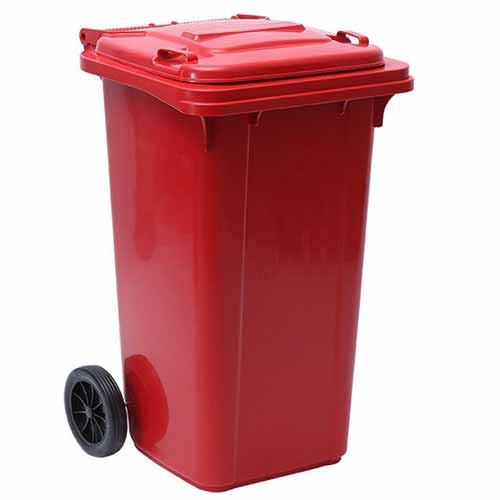 50L Kitchen Food Waste Composting Plastic Dustbin Garbage Bin Trash Can with Lid