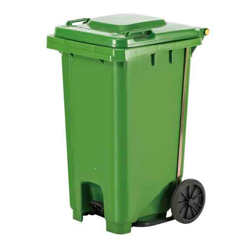 120L 240L 360L Wholesale Plastic Stiffener Handle Trash Can High Durability Removable Classification Trash Can with Wheel