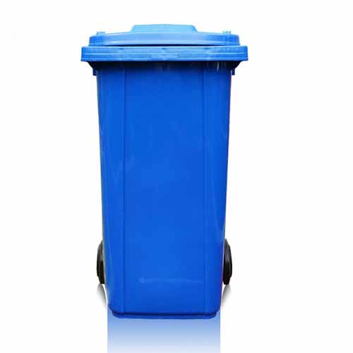 Community Outdoor Pedal Plastic Sorting Large Trash Bin Sanitation Trailer Trash Bin