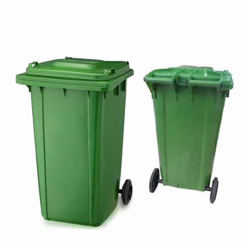 240 Liters Plastic Trash Container Trash Can with Wheels price