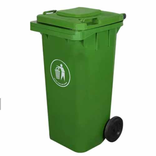 HDPE Plastic Pedal Mobile Wheeled Recycle Plastic Dustbins Garbage Waste Bin with Foot Pedal