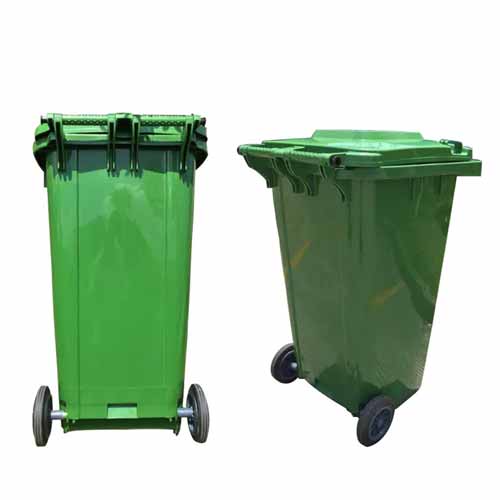 plastic dustbin 240L wheelie 240 liter waste recycle bin