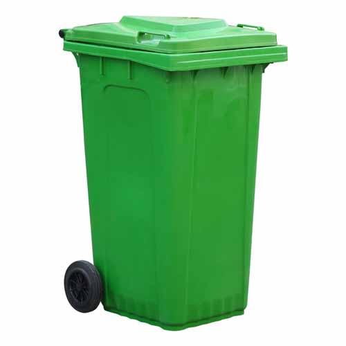 Middle Foot Pedal Foot Operated Wheelie Garbage Container for Outdoor