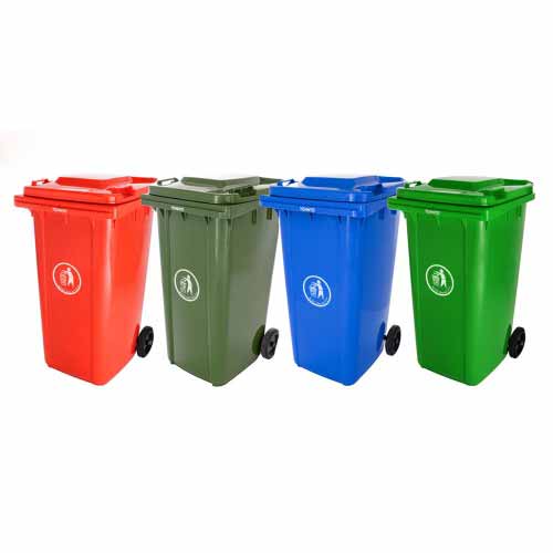 Wheeled Trash Cans - Easy Mobility for Large Waste Collection